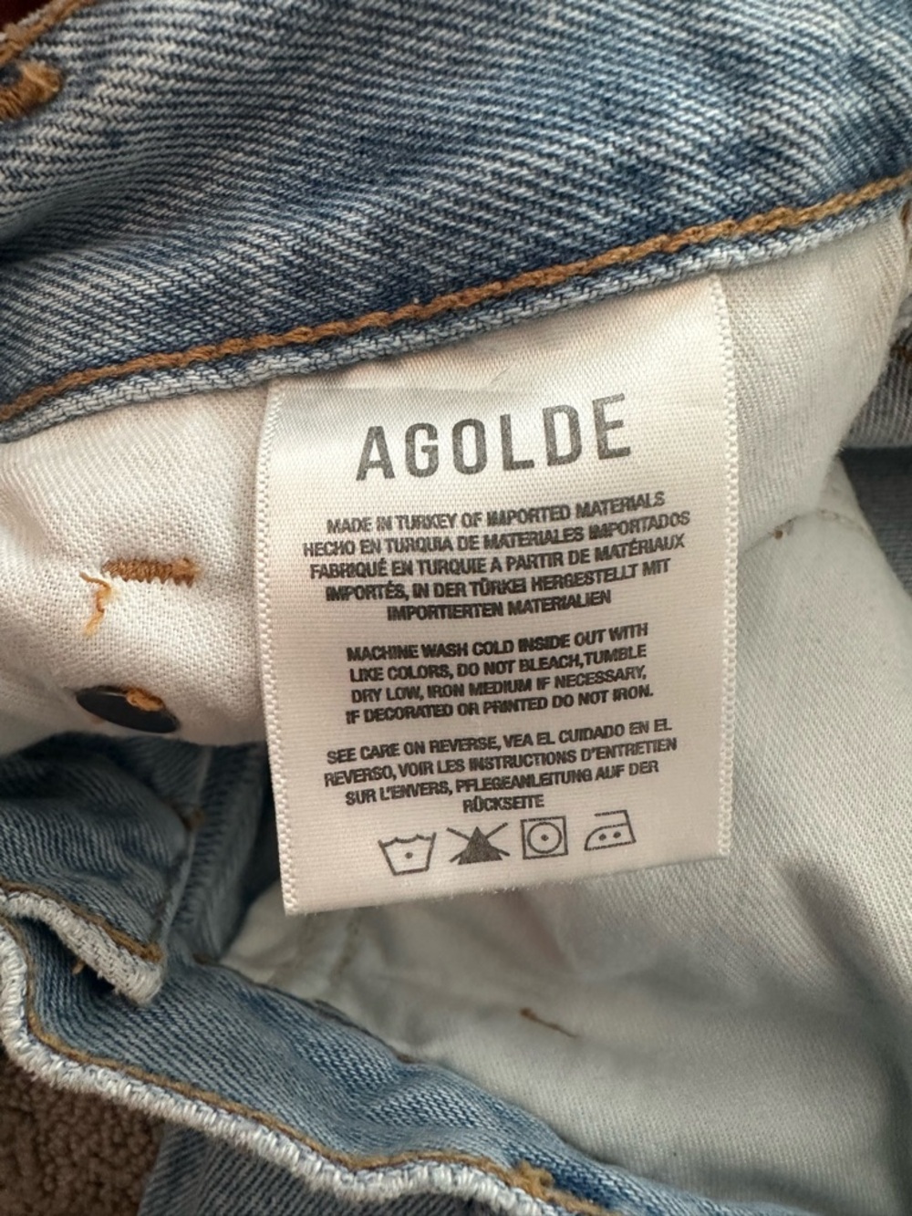 Agolde Light Wash Boyfriend Barrel Jeans
Tapered Baggy High Rise Revolve 27 - Picture 5 of 10